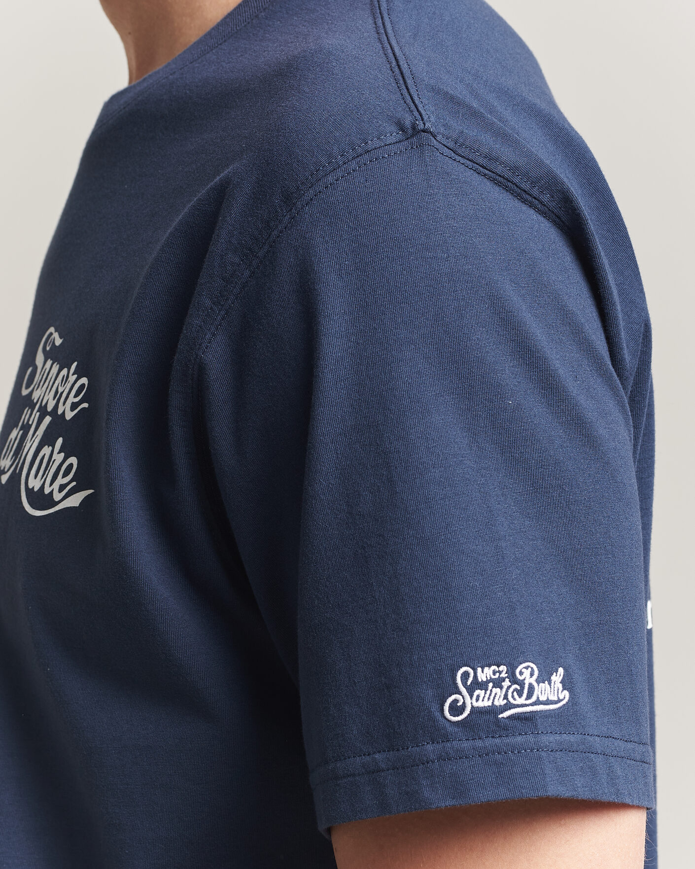 Herren | T-Shirts | MC2 Saint Barth | Printed Cotton T-Shirt Sapore Di Mare