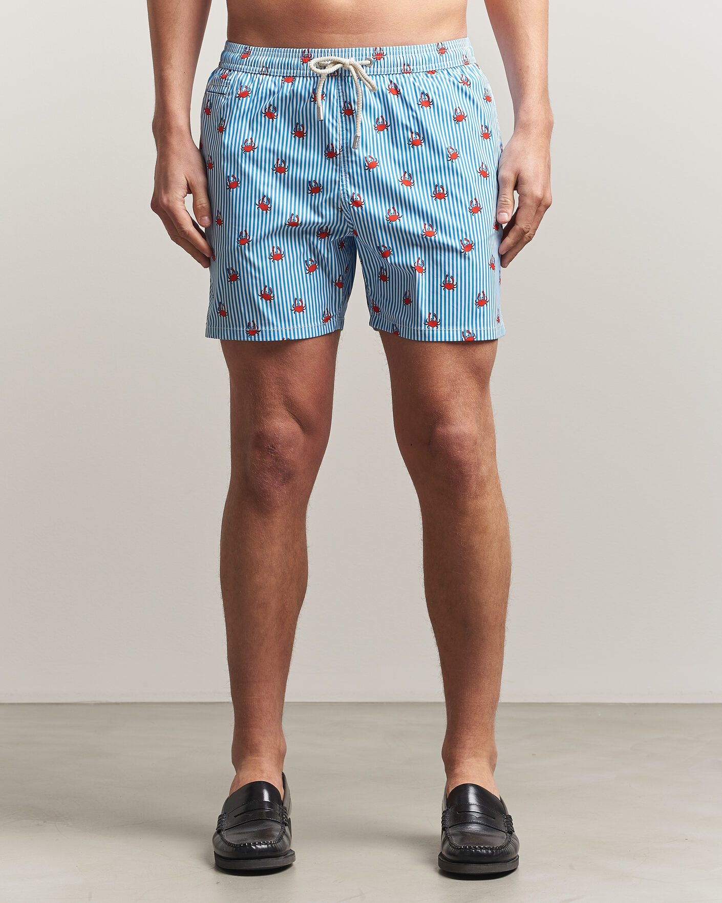 Herren | Badehosen | MC2 Saint Barth | Printed Swim Shorts Blue Crabs