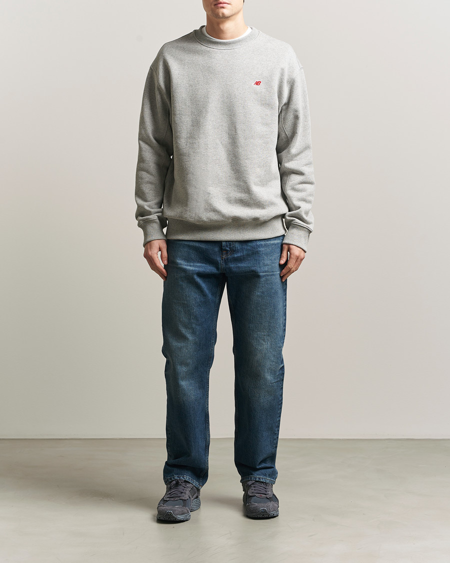 Herren | Pullover | New Balance Made In US & UK | New Balance Made In USA Core Sweatshirt Athletic Grey