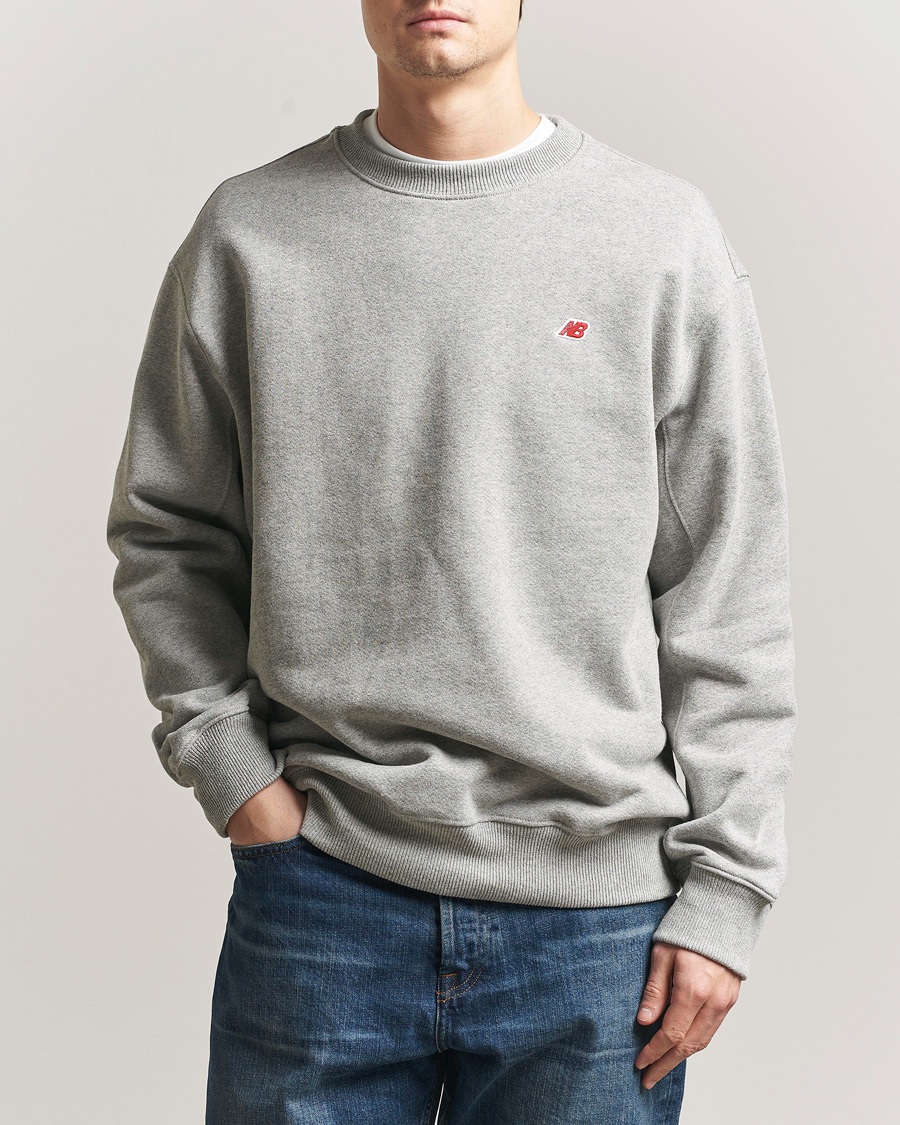 Herren | Pullover | New Balance Made In US & UK | New Balance Made In USA Core Sweatshirt Athletic Grey