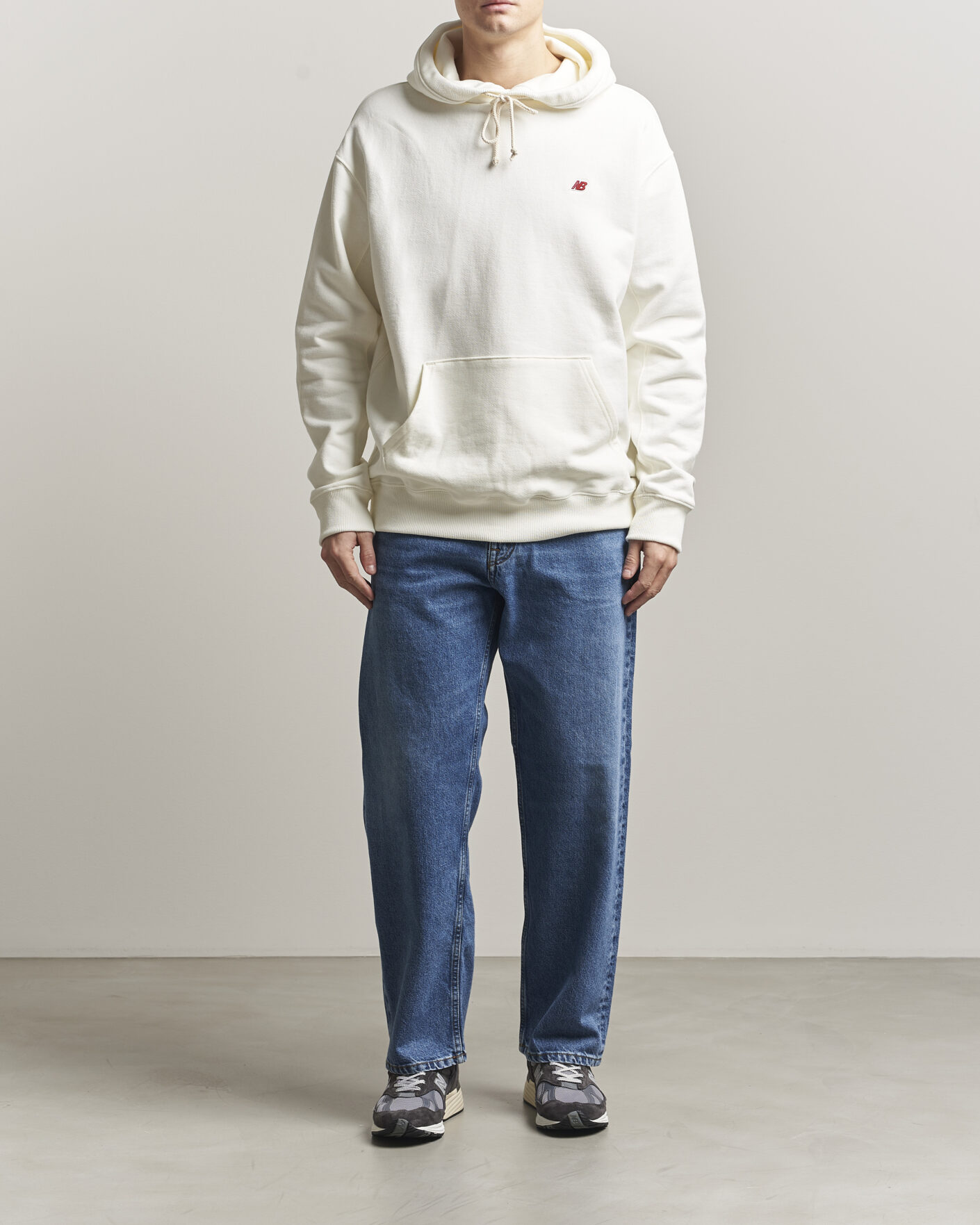 Herren | Pullover | New Balance | Made In USA Core Hoodie Sea Salt