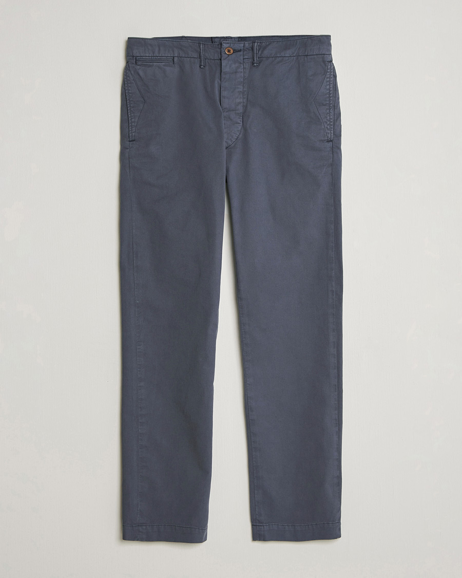Herren | Hosen | RRL | Officers Flat Pants Navy