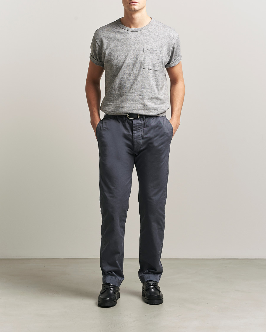 Herren | Hosen | RRL | Officers Flat Pants Navy