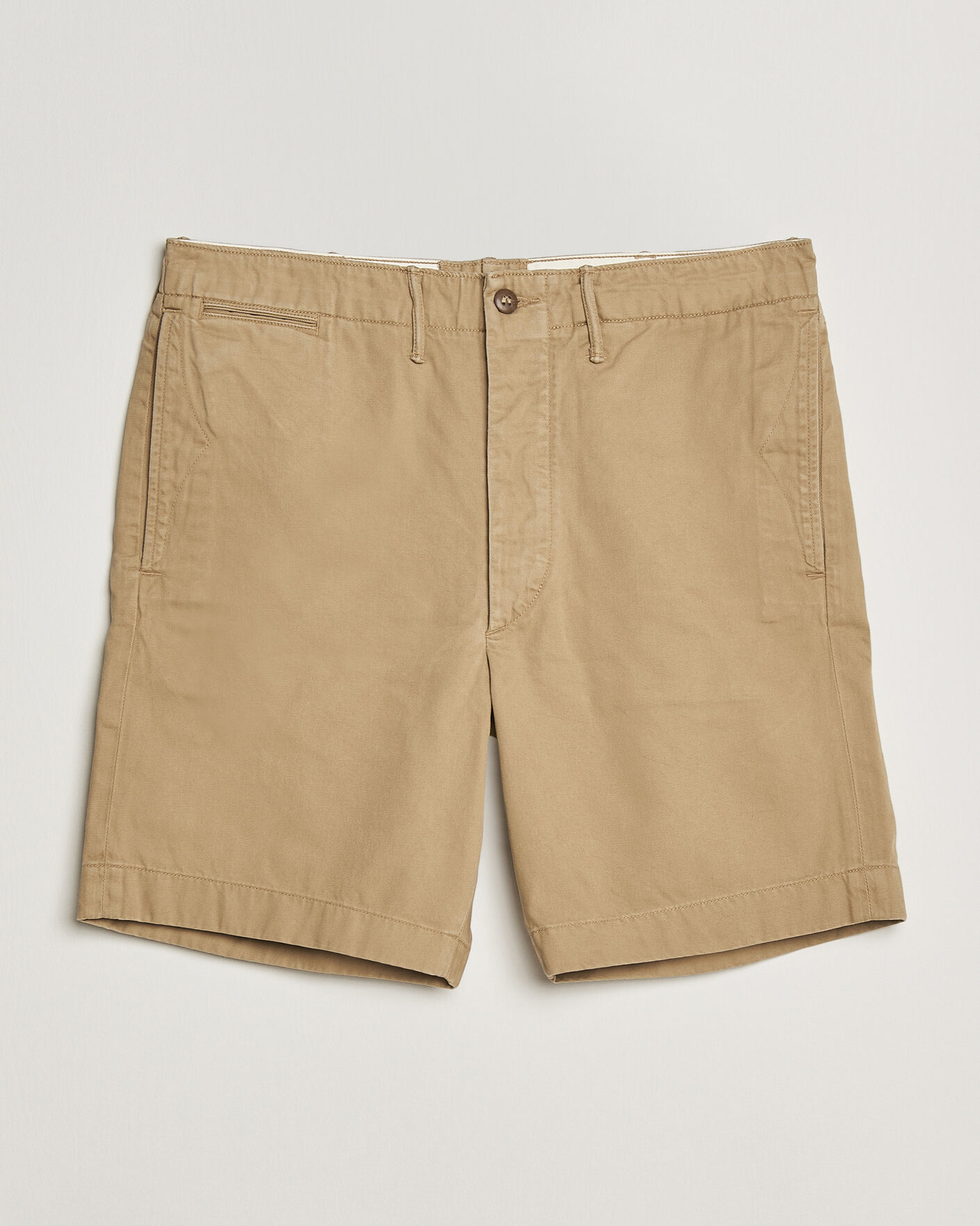 Herren | Shorts | RRL | Officers Flat Shorts New Military Khaki