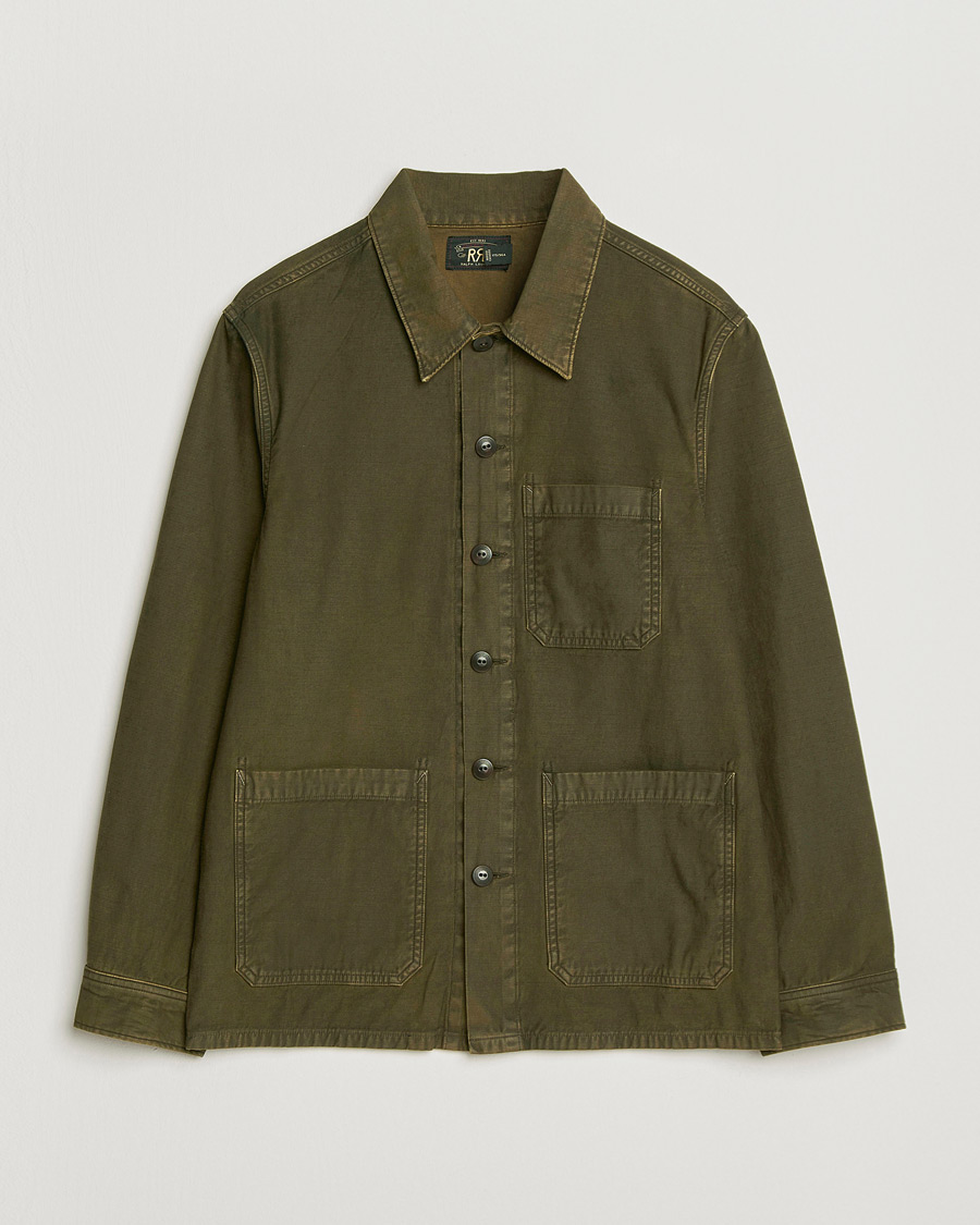 Herren | Hemden | RRL | Asher Overshirt Washed Brown