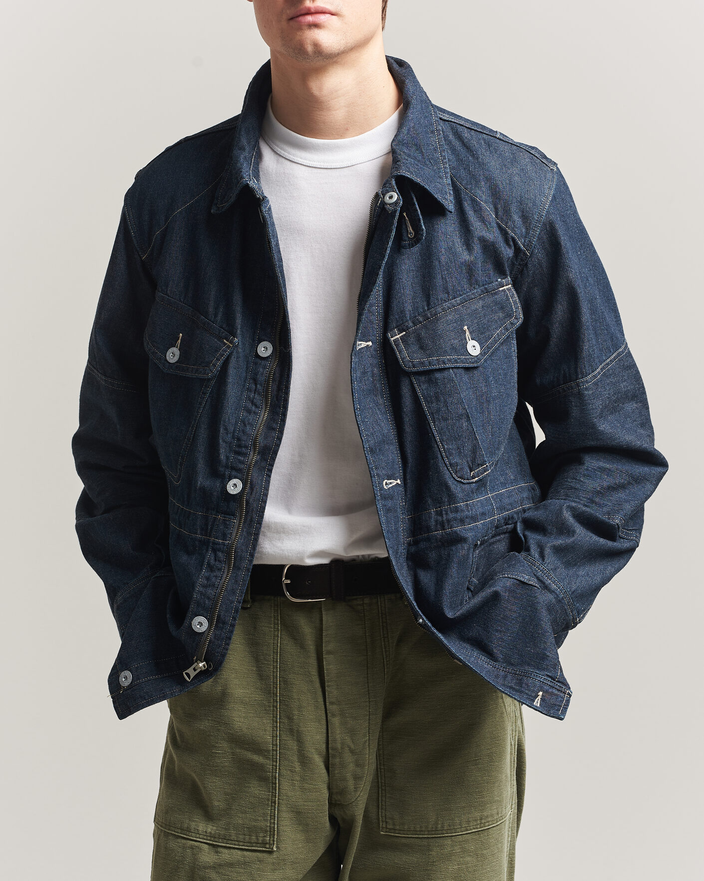 Herren | Jacken | RRL | Bannerman Denim Field Jacket Medium Wash