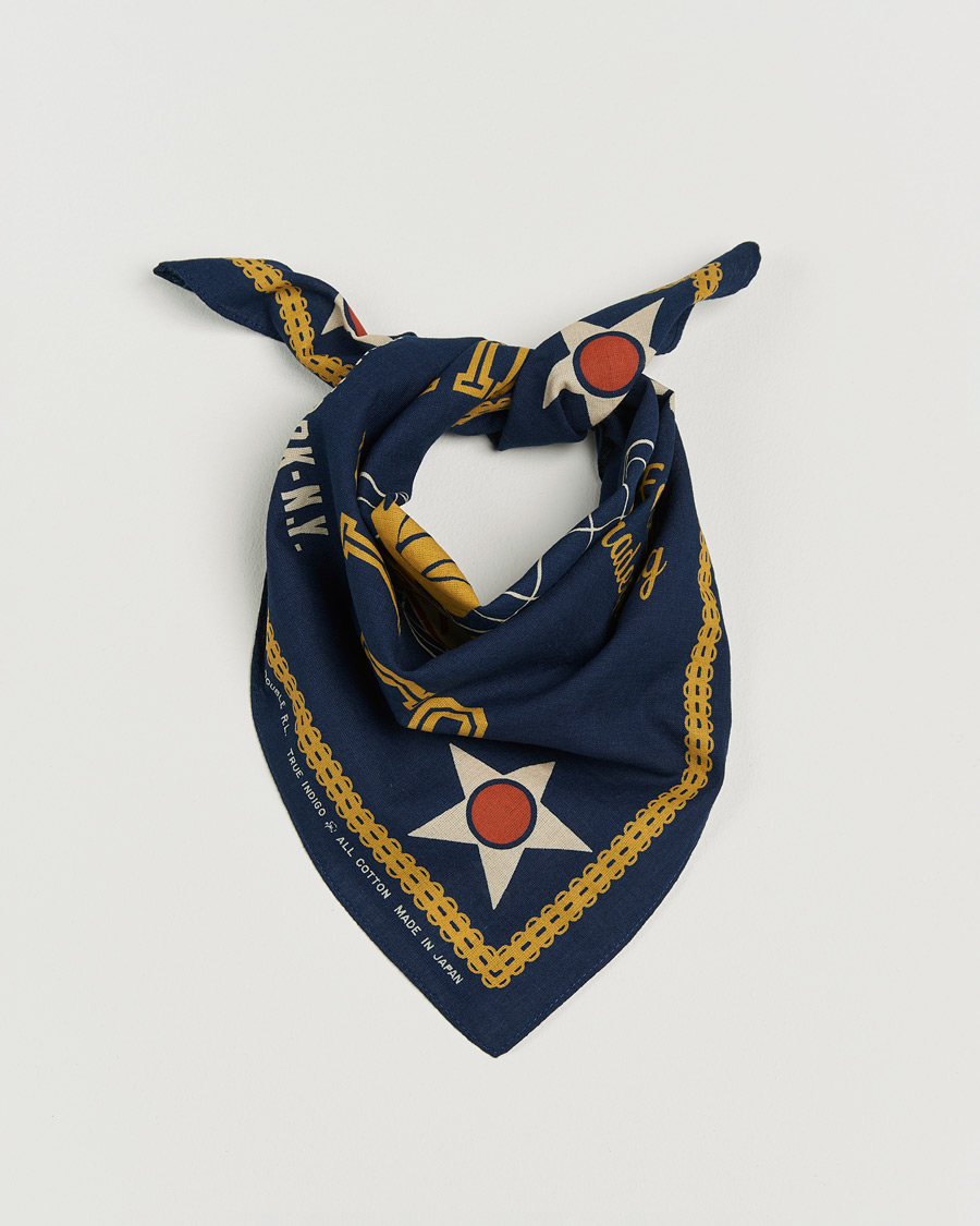 Herren | Einstecktücher | RRL | Surplus Bandana Indigo/Gold