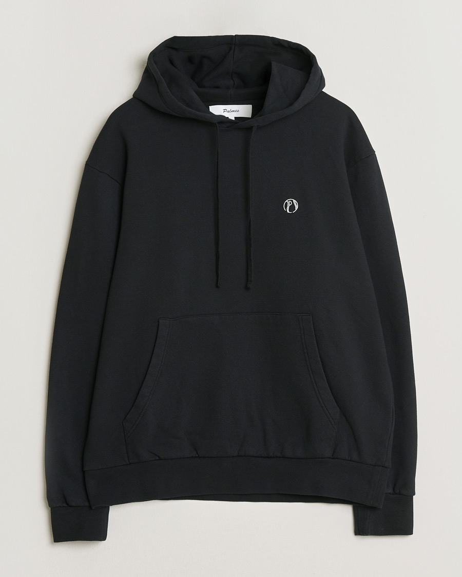 Herren | Pullover | Palmes | Stitch Hooded Sweatshirt Black