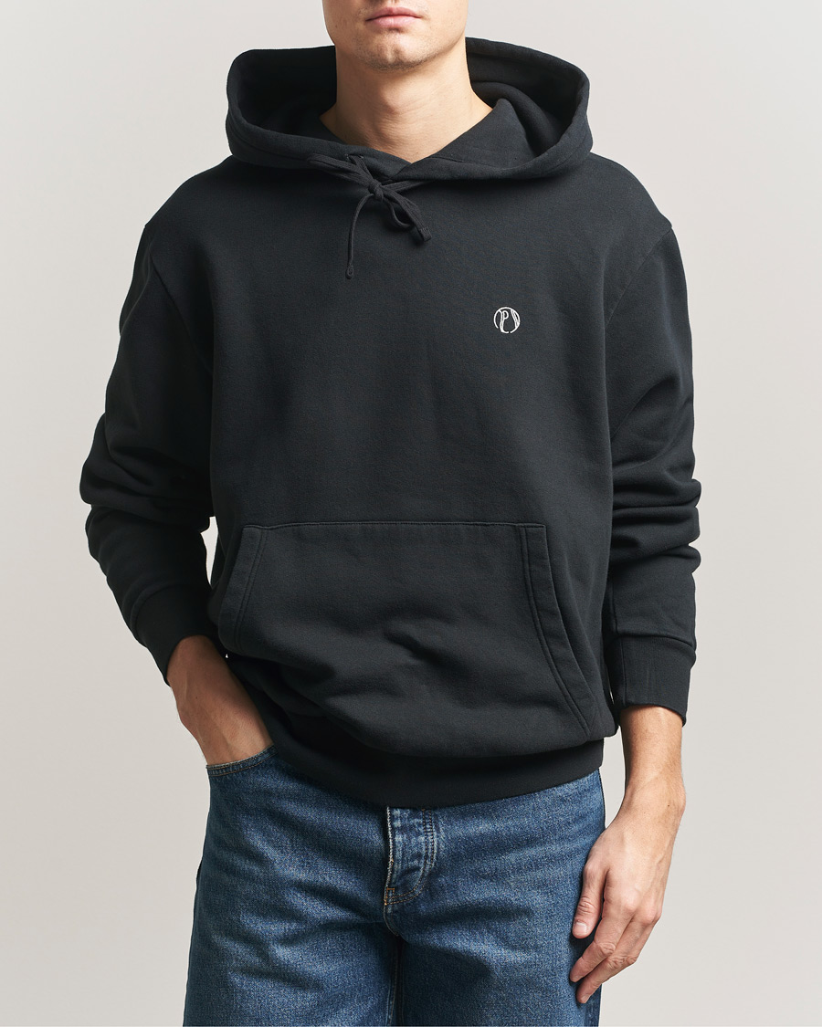 Herren | Pullover | Palmes | Stitch Hooded Sweatshirt Black