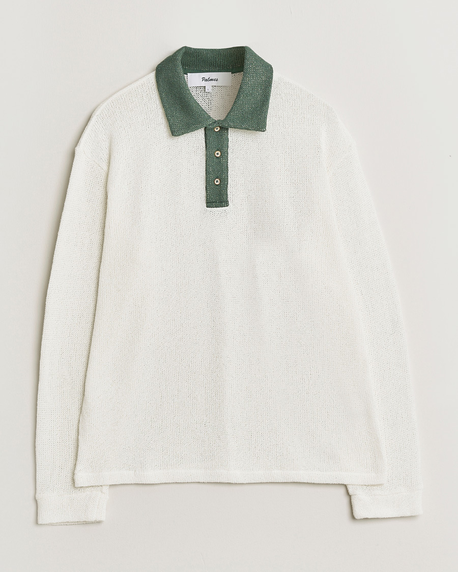 Herren | Pullover | Palmes | Knitted Rugby  Off White