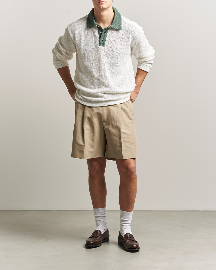 Herren | Pullover | Palmes | Knitted Rugby  Off White