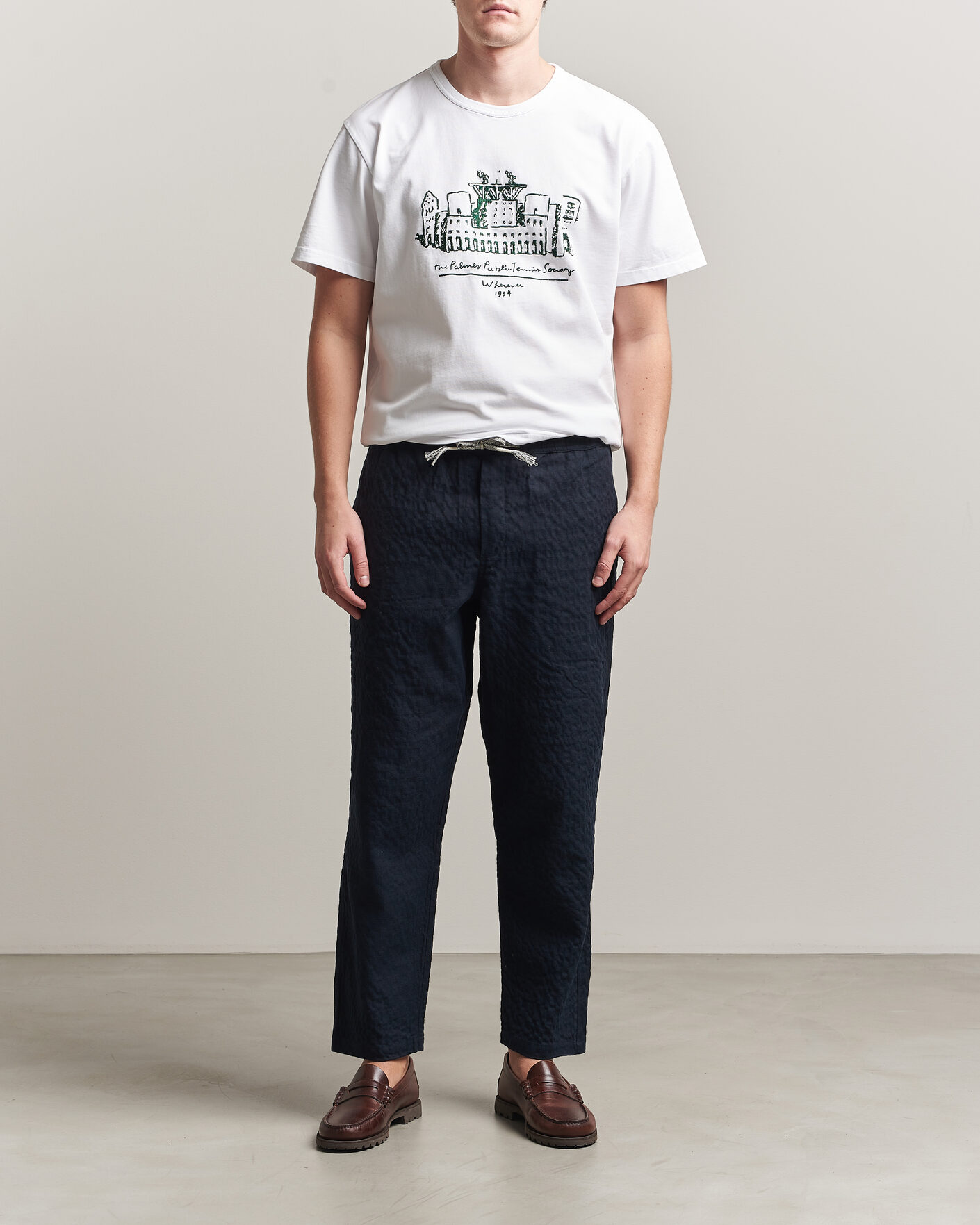 Herren | T-Shirts | Palmes | Public T-Shirt White
