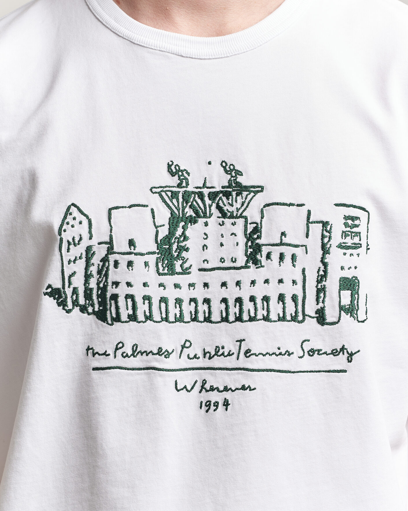 Herren | T-Shirts | Palmes | Public T-Shirt White