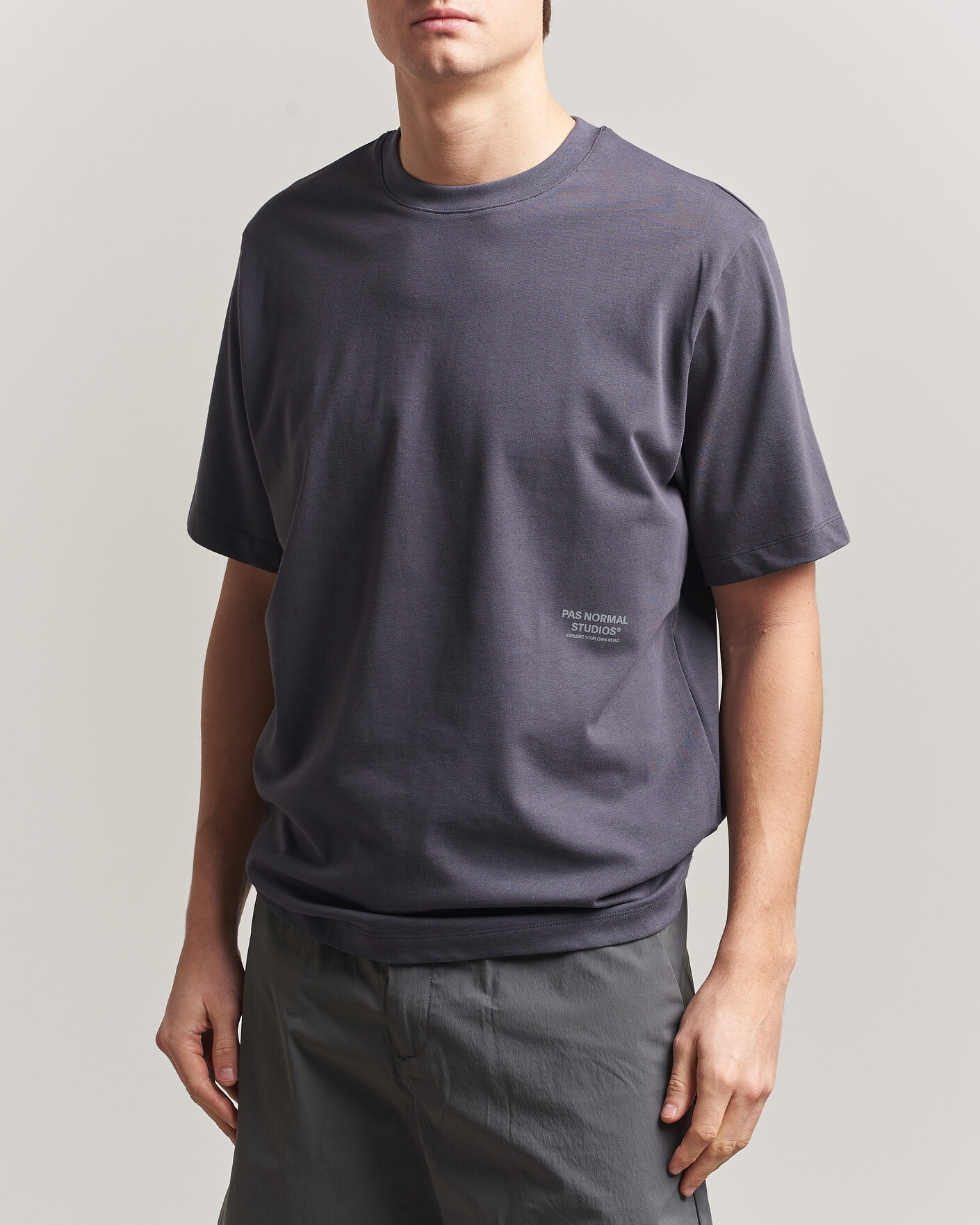 Herren | T-Shirts | Pas Normal Studios | Off Race T-Shirt Steel