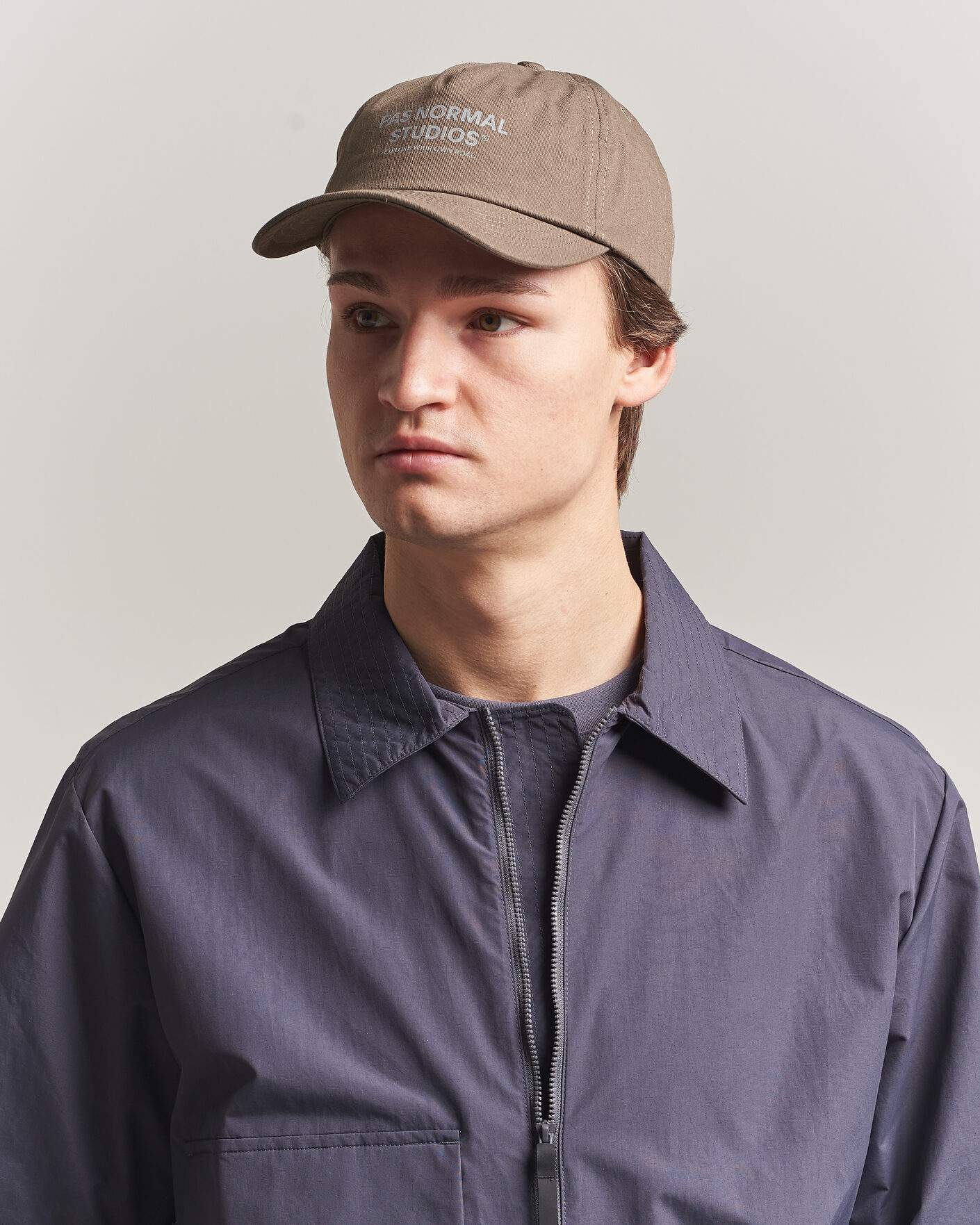 Herren | Hüte & Mützen | Pas Normal Studios | Off Race Cotton Cap Mud