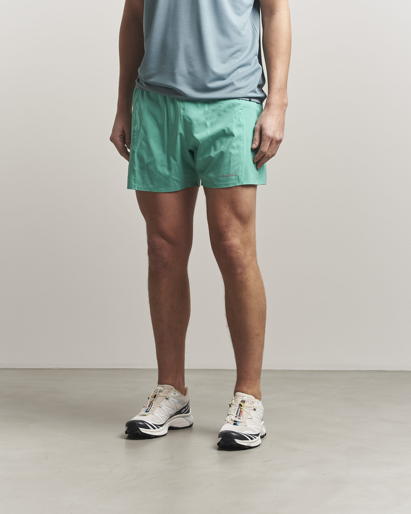 Herren | Shorts | Patagonia | Strider Pro Running Shorts Aqua Stone