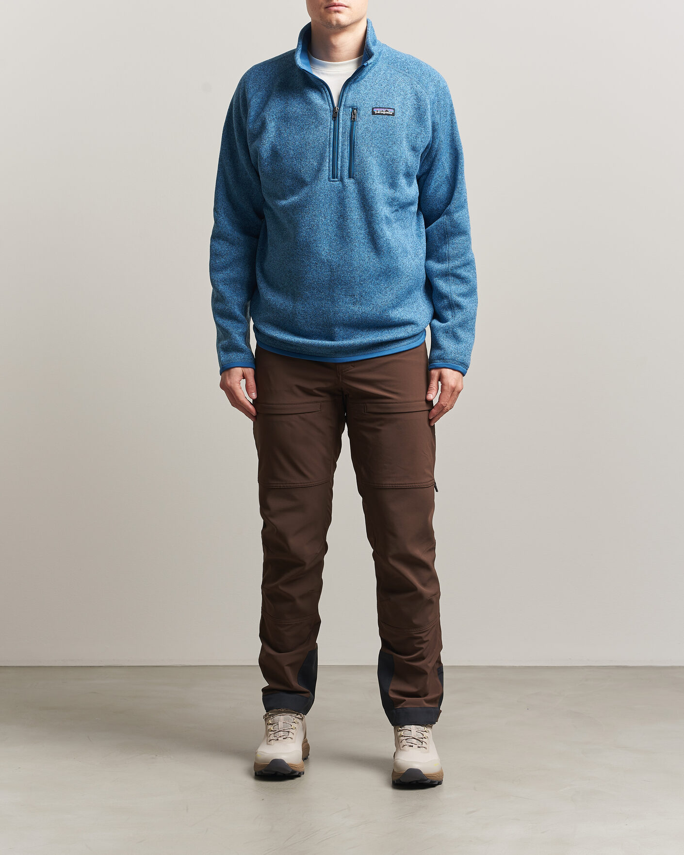 Herren | Pullover | Patagonia | Better Sweater Half Zip Fleece Jacket Aquatic Blue
