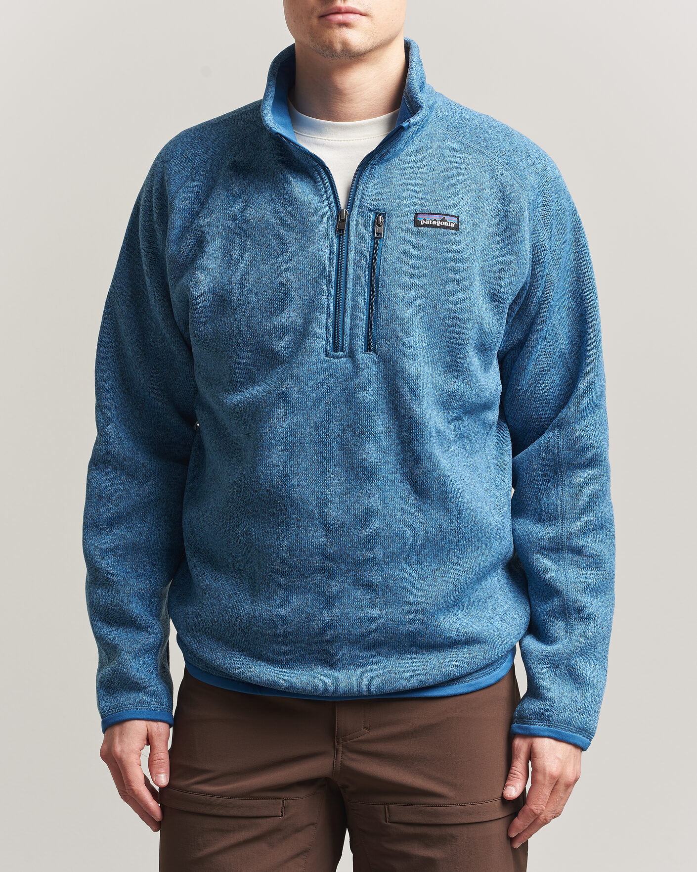 Herren | Pullover | Patagonia | Better Sweater Half Zip Fleece Jacket Aquatic Blue