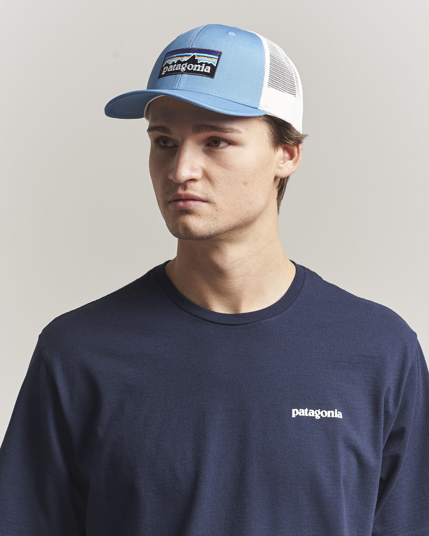 Herren | Hüte & Mützen | Patagonia | P-6 Logo Trucker Hat Shore Blue
