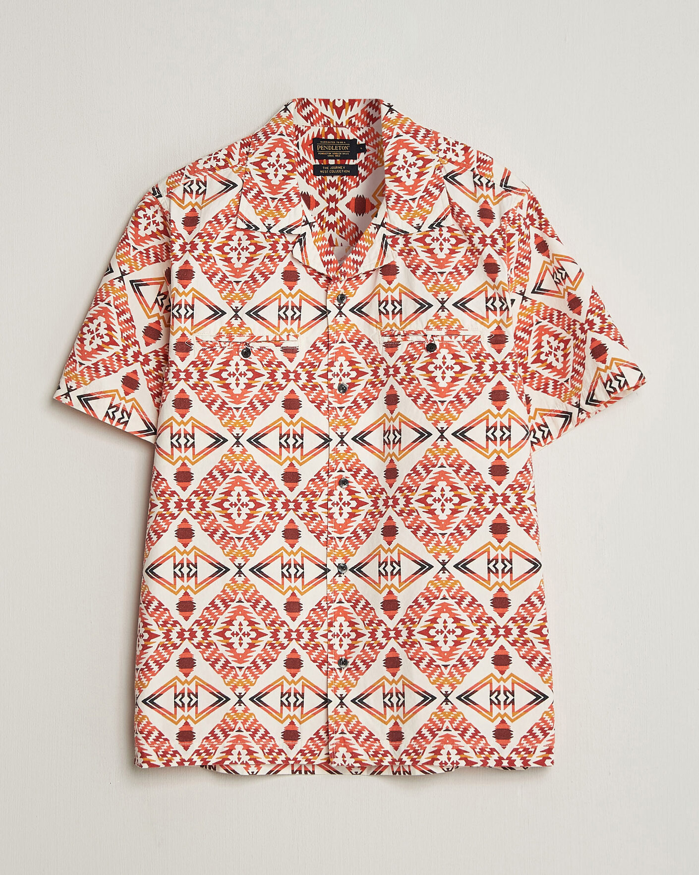 Herren | Hemden | Pendleton | Camp Shirt Thunder Earthquake/Cream