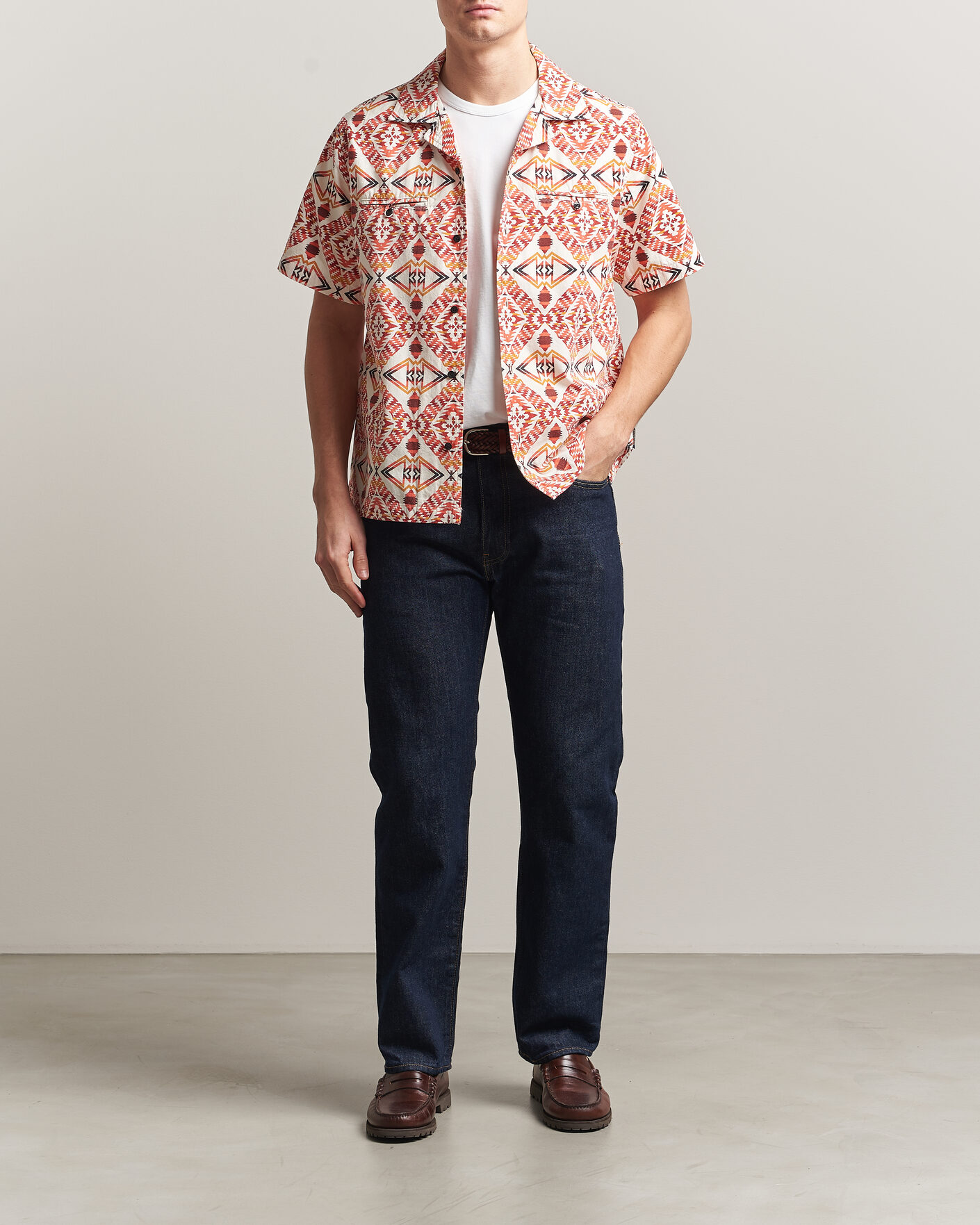 Herren | Hemden | Pendleton | Camp Shirt Thunder Earthquake/Cream