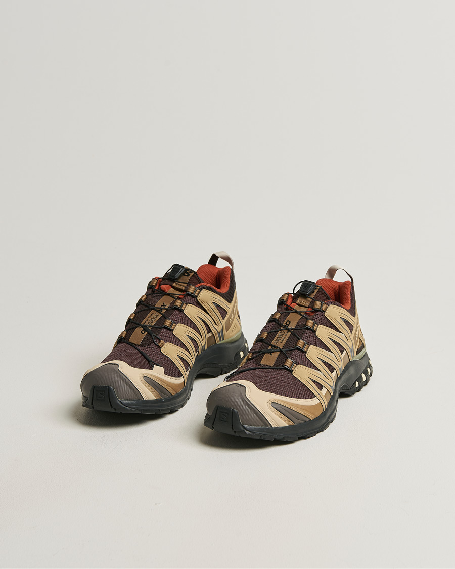 Herren | Trail Sneaker | Salomon | XA Pro 3D Sneakers Black Coffee/Kelp
