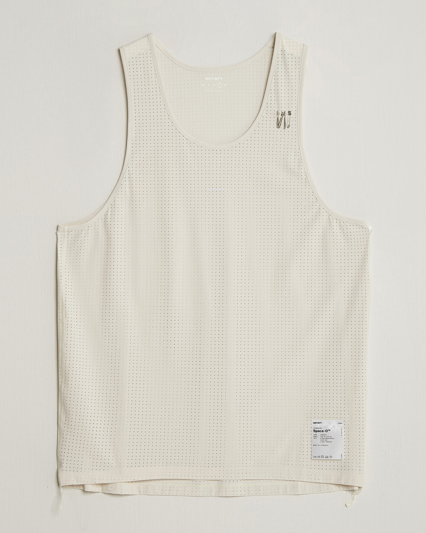 Herren | T-Shirts | Satisfy | Space-O Singlet Chalk