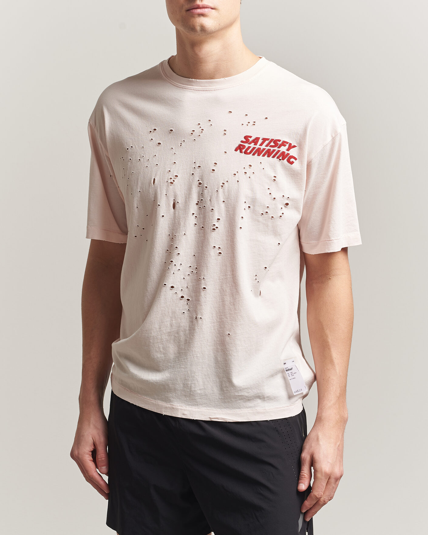 Herren | T-Shirts | Satisfy | MothTech T-Shirt Sun Bleached Rosewater