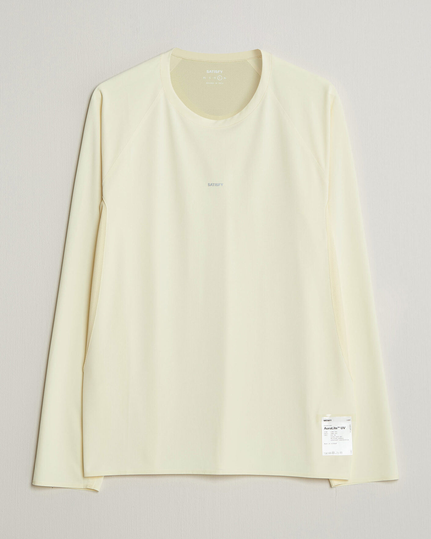 Herren | T-Shirts | Satisfy | AuraLite UV Long Sleeve T-Shirt Transparent Yellow
