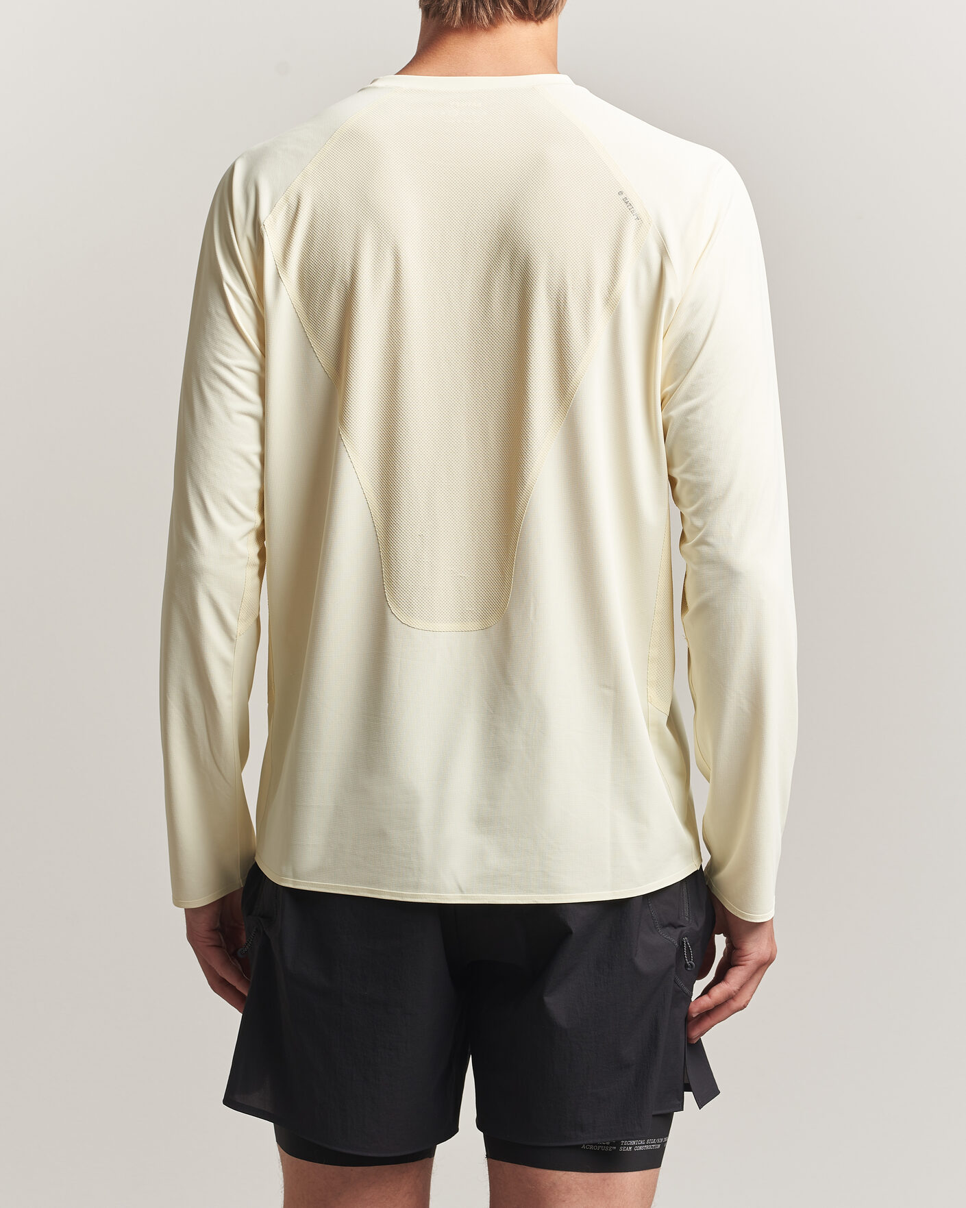 Herren | T-Shirts | Satisfy | AuraLite UV Long Sleeve T-Shirt Transparent Yellow