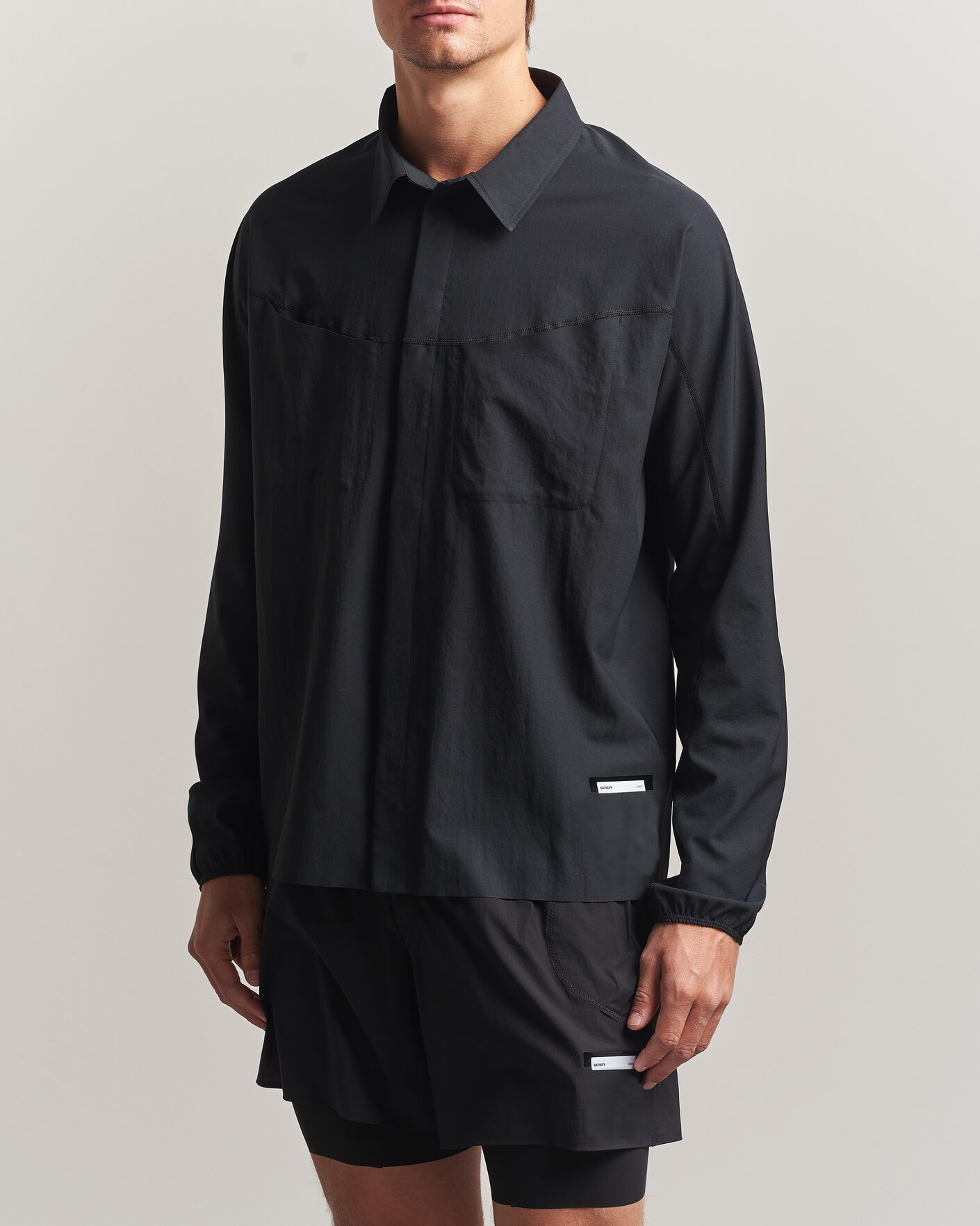 Herren | Hemden | Satisfy | PeaceShell River Shirt Black