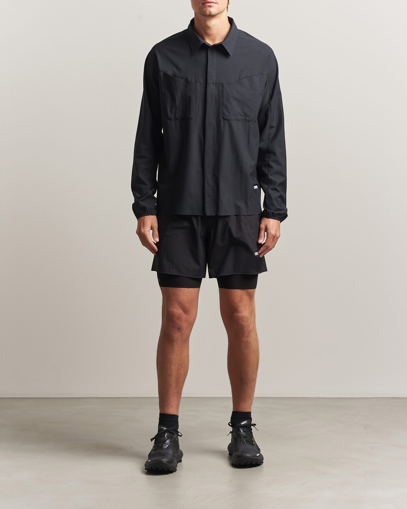 Herren | Shorts | Satisfy | Rippy Cordura 5 Inch Shorts Black