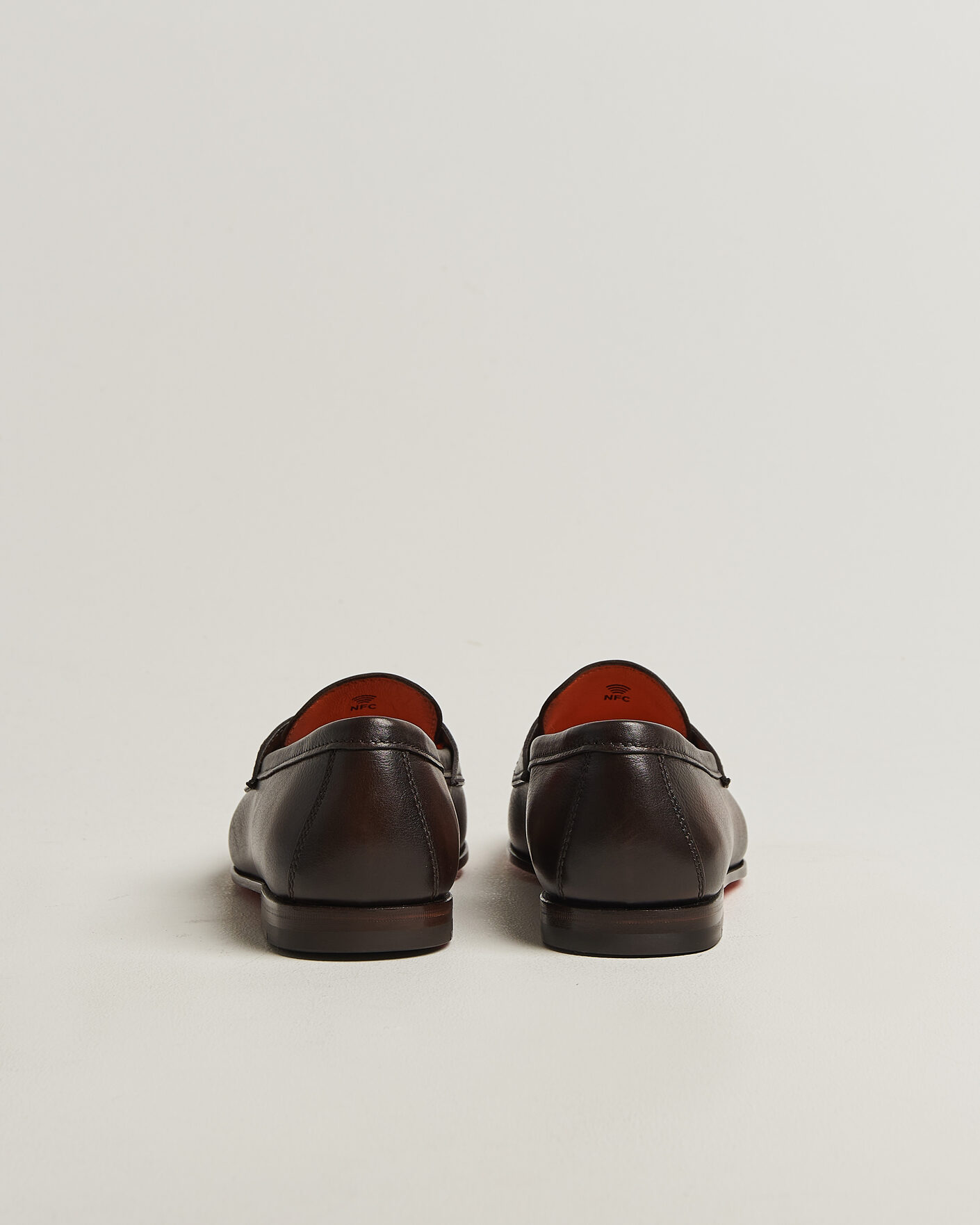 Herren | Loafer | Santoni | Penny Loafers Dark Brown Calf