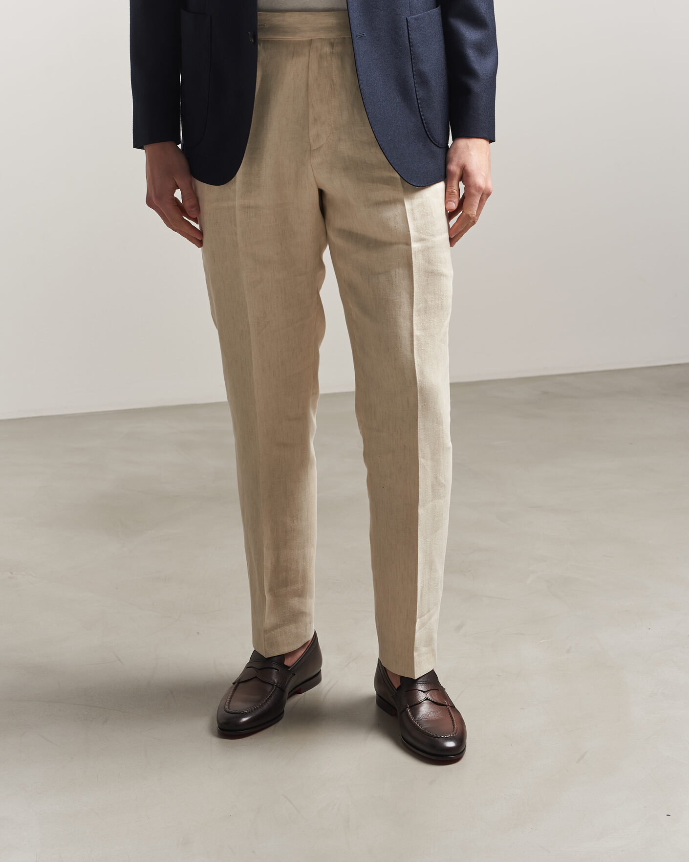 Herren | Loafer | Santoni | Penny Loafers Dark Brown Calf