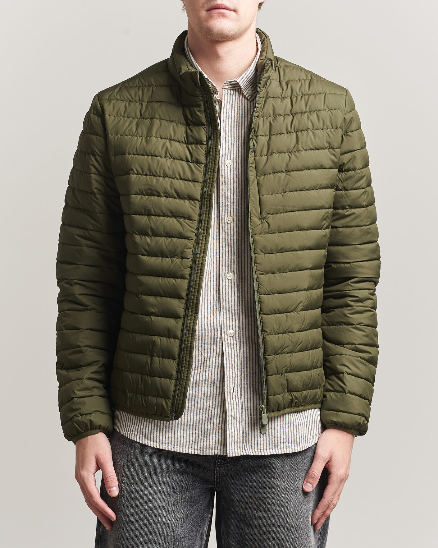 Herren | Jacken | Save The Duck | Cole Lightweight Padded Jacket  Snake Green