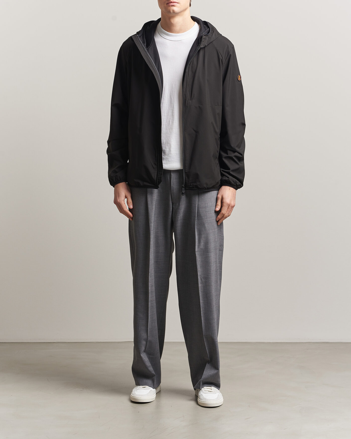 Herren | Jacken | Save The Duck | Pier Wind/Water Resistant Hood Jacket Black