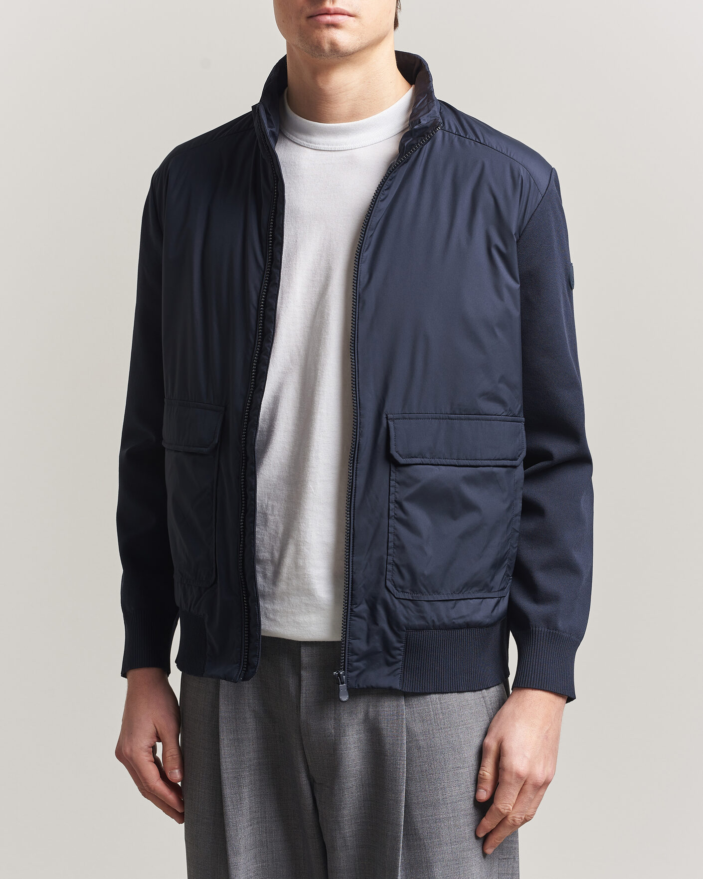 Herren | Jacken | Save The Duck | Alfo Hybrid Jacket Navy Blue
