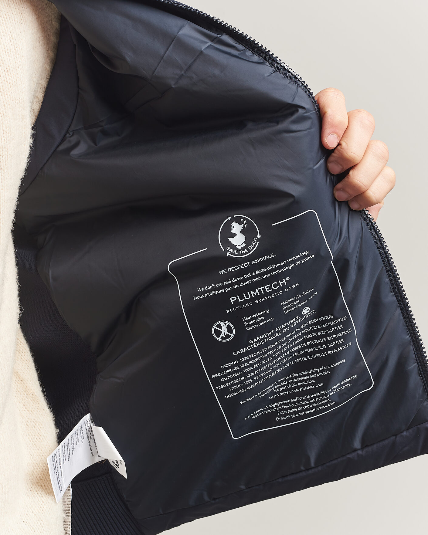 Herren | Westen | Save The Duck | Orris Hybrid Vest Navy Blue