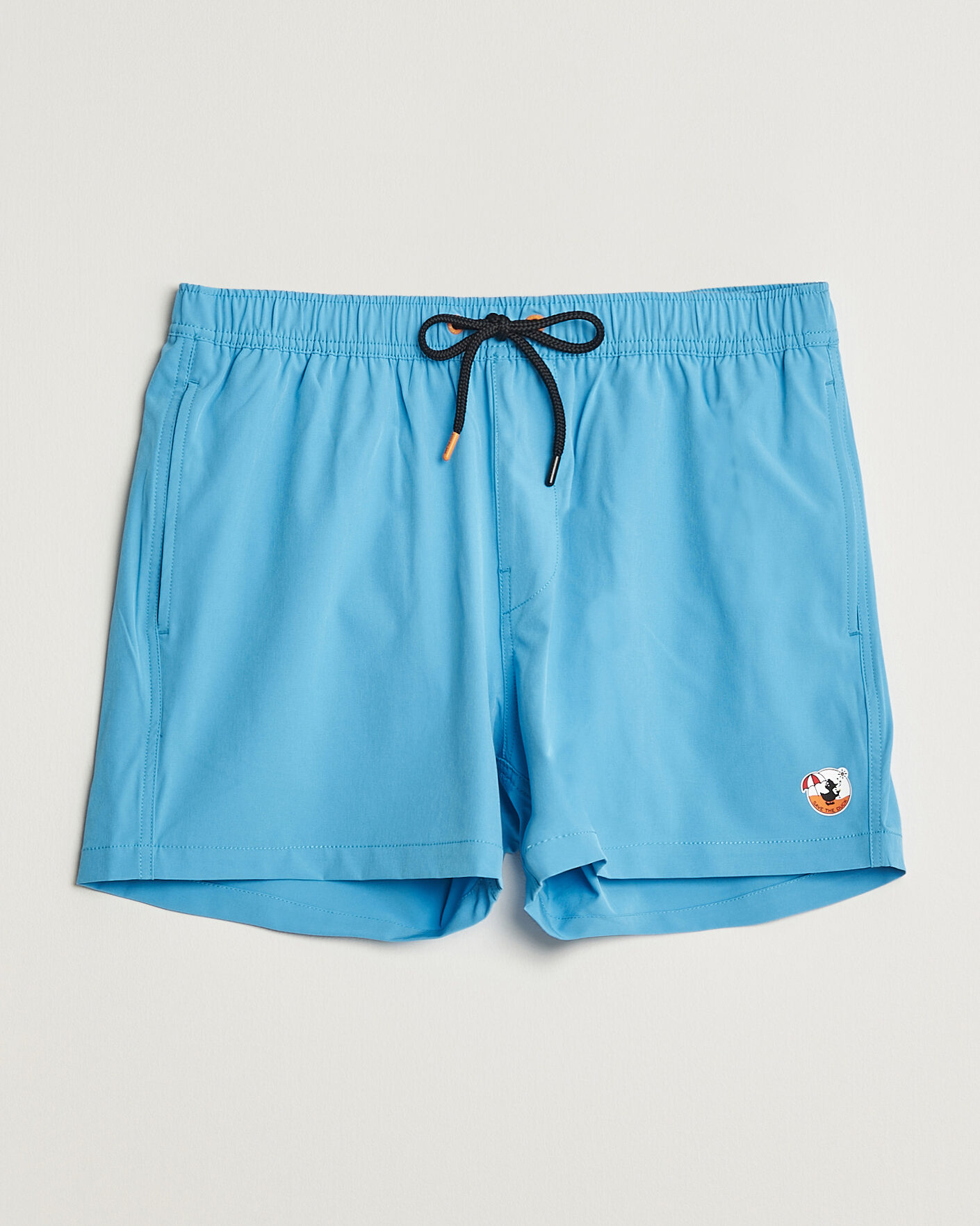 Herren | Badehosen | Save The Duck | Plain Drawstring Swimshorts Fluo Blue
