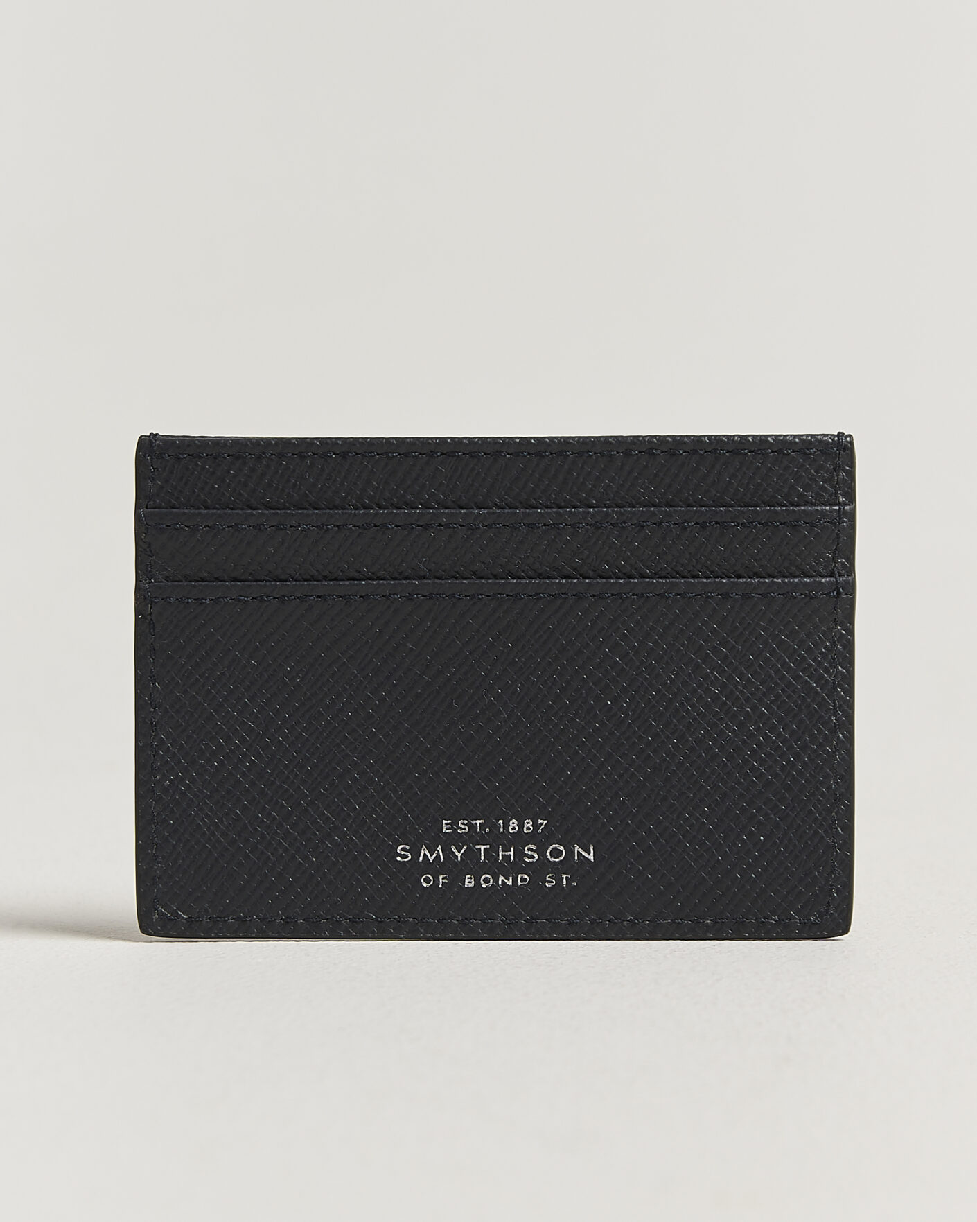 Herren | Geldbörsen | Smythson | Panama Flat Cardholder Navy
