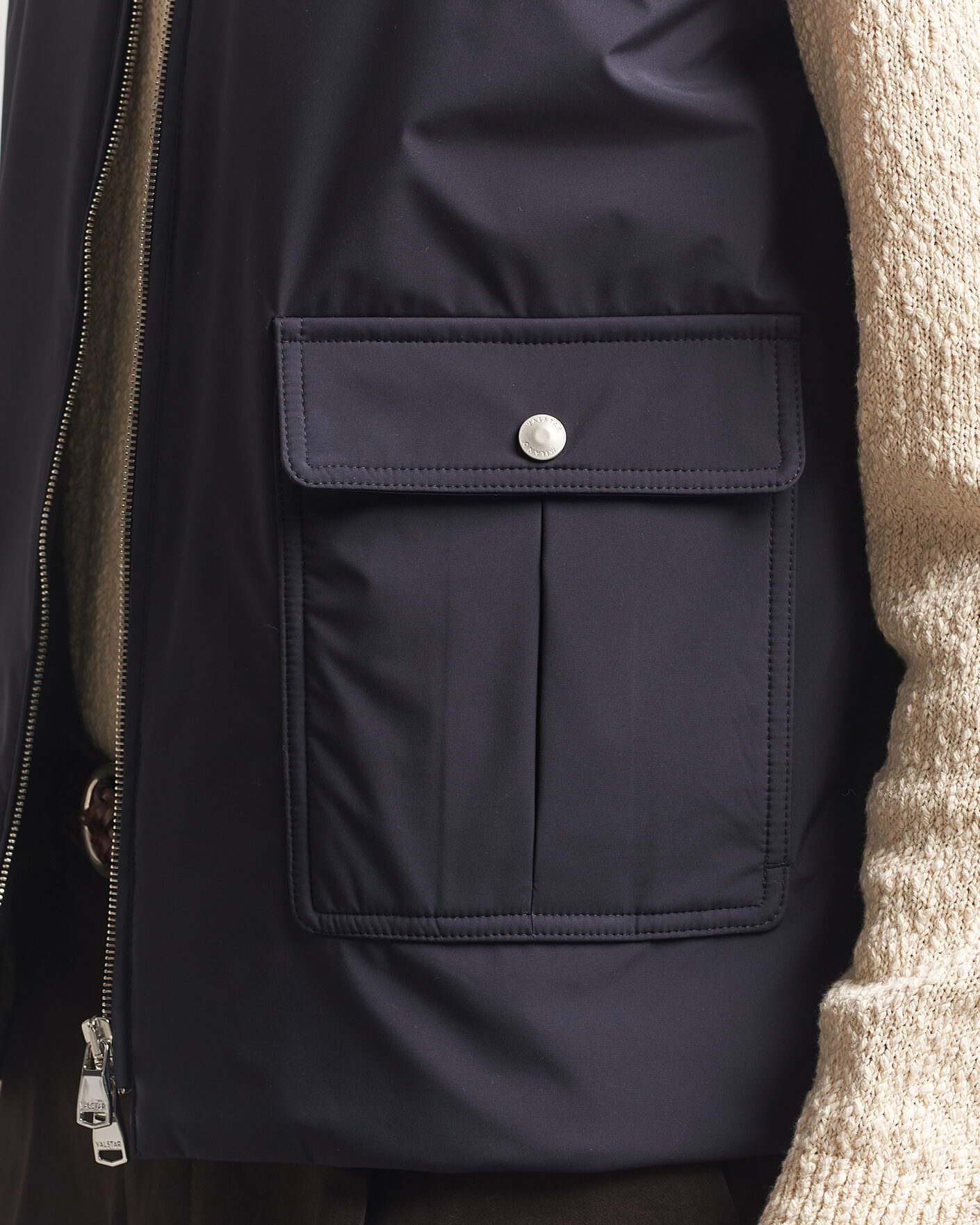 Herren | Westen | Valstar | Nylon Zip Vest Navy