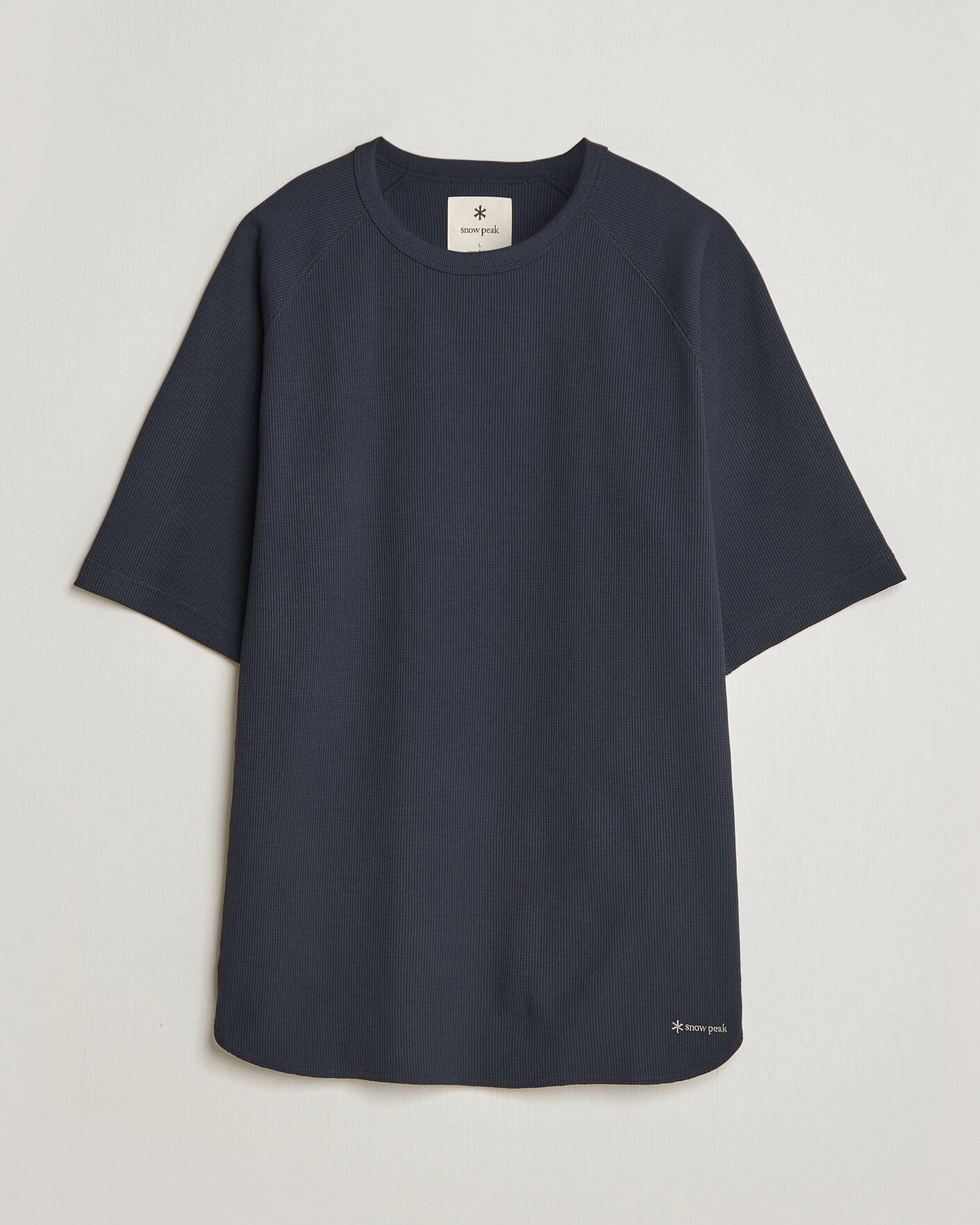 Herren | T-Shirts | Snow Peak | Dry Waffle T-Shirt Dark Navy