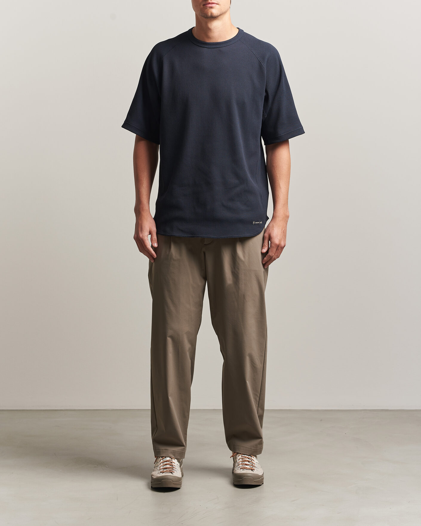 Herren | T-Shirts | Snow Peak | Dry Waffle T-Shirt Dark Navy
