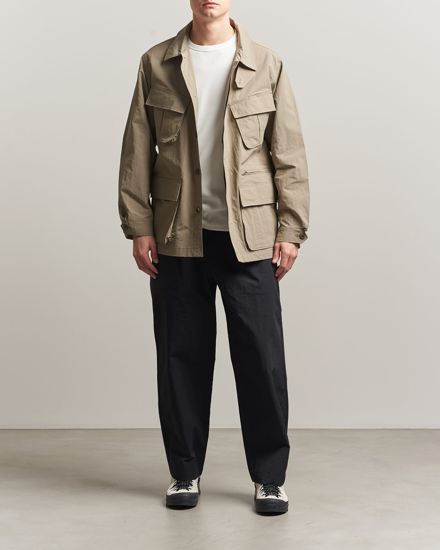 Herren | Jacken | Snow Peak | Nylon Washer Jacket Greige