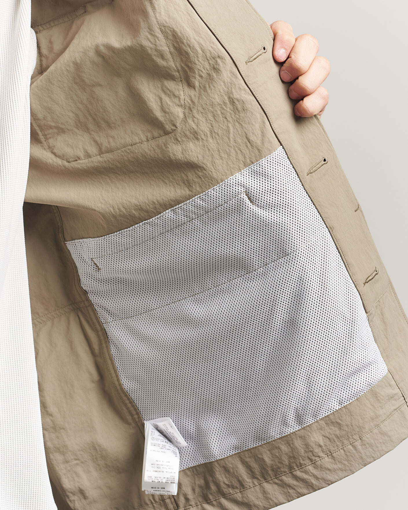 Herren | Jacken | Snow Peak | Nylon Washer Jacket Greige