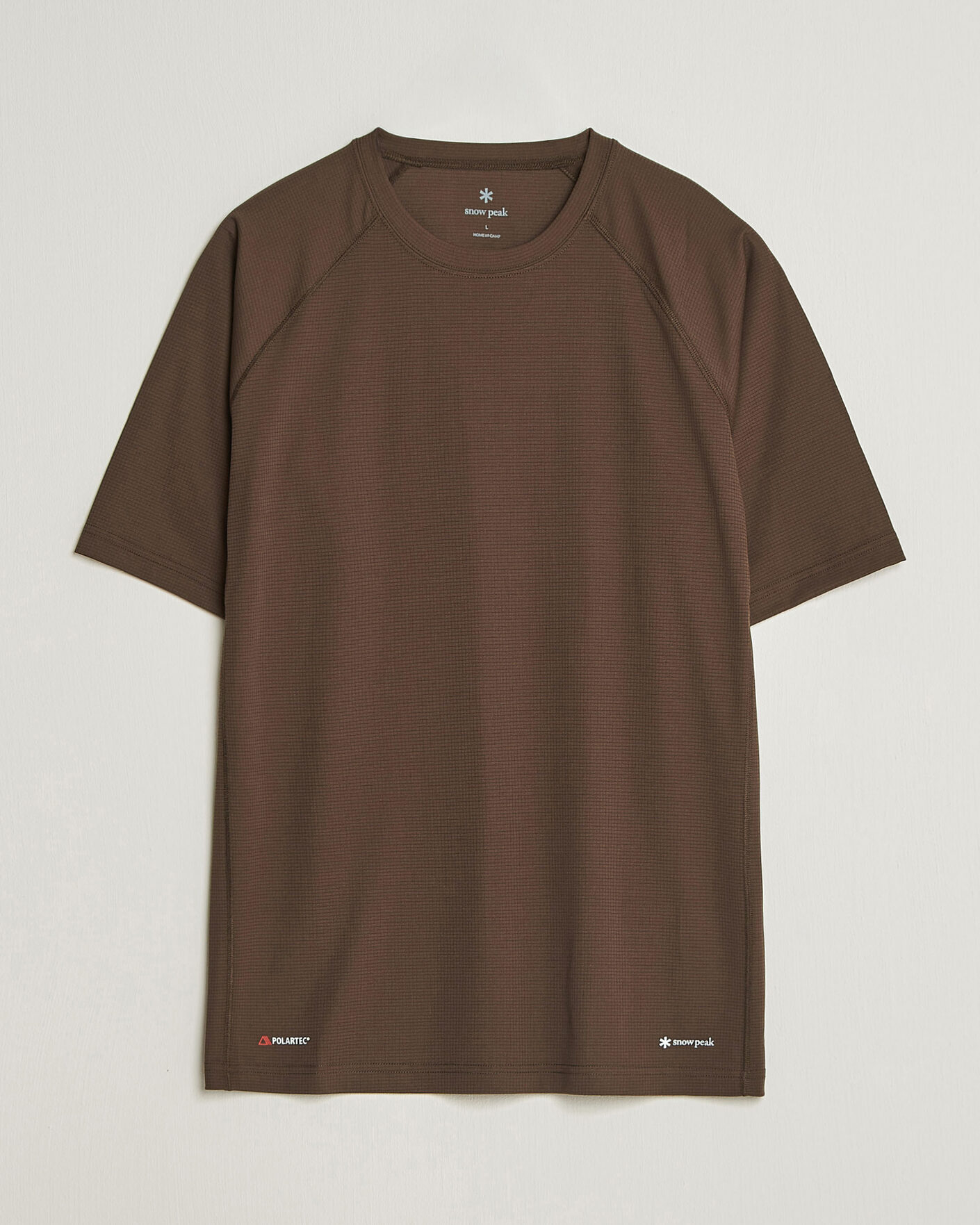 Herren | T-Shirts | Snow Peak | Polartec Power Dry T-Shirt Brown