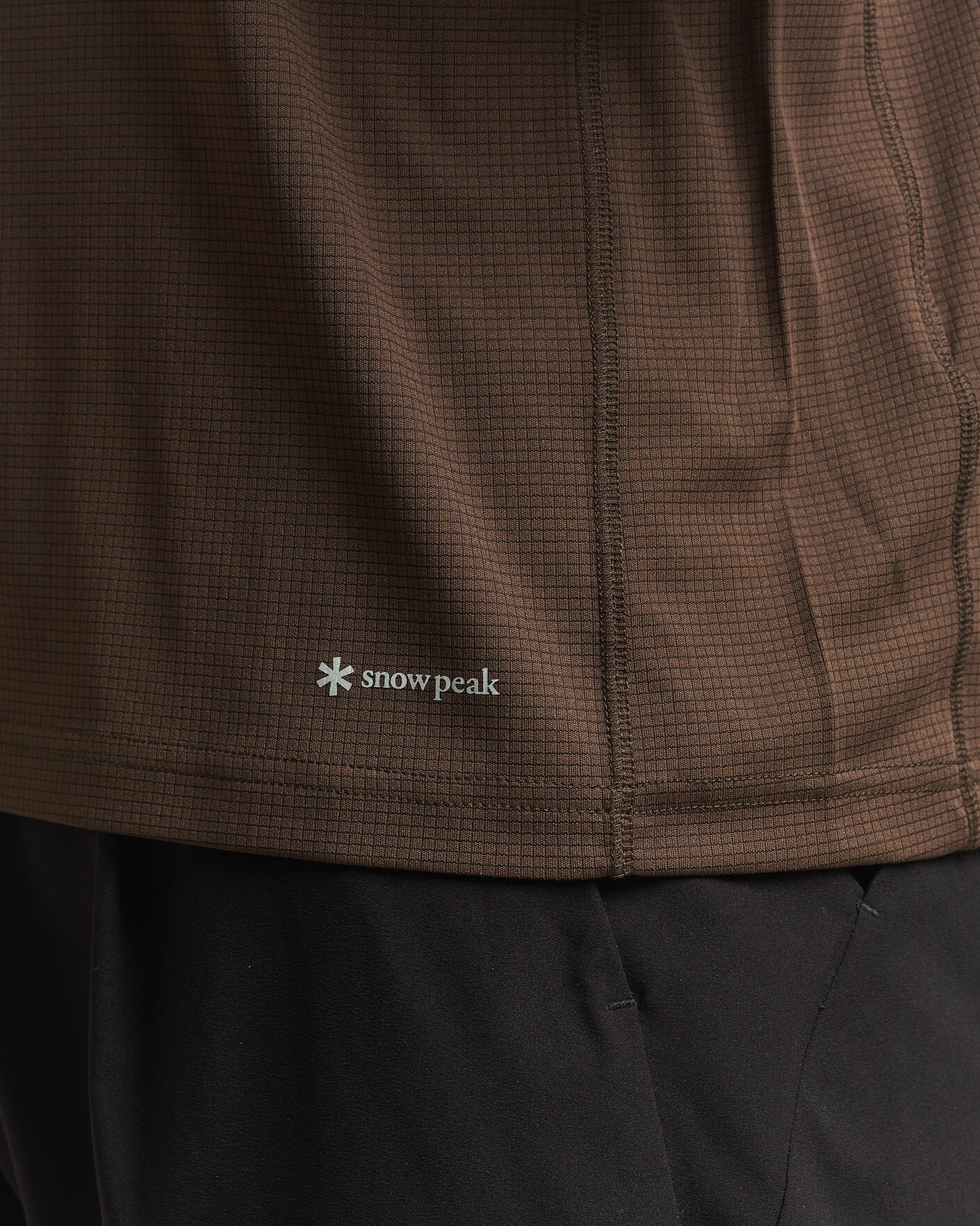 Herren | T-Shirts | Snow Peak | Polartec Power Dry T-Shirt Brown