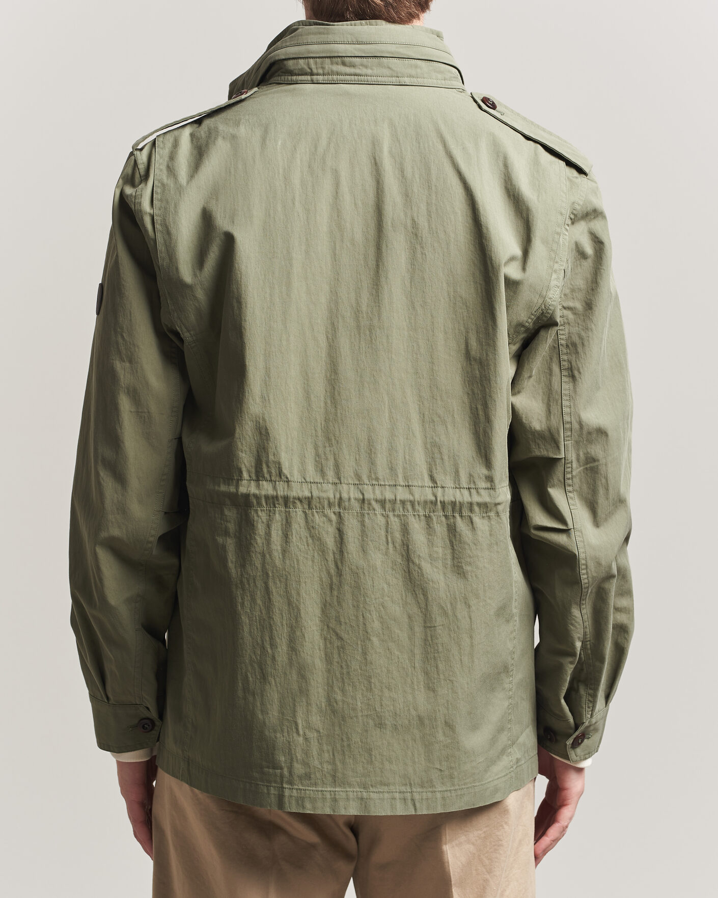 Herren | Jacken | GANT | Cotton Field Jacket Dry Herb Green