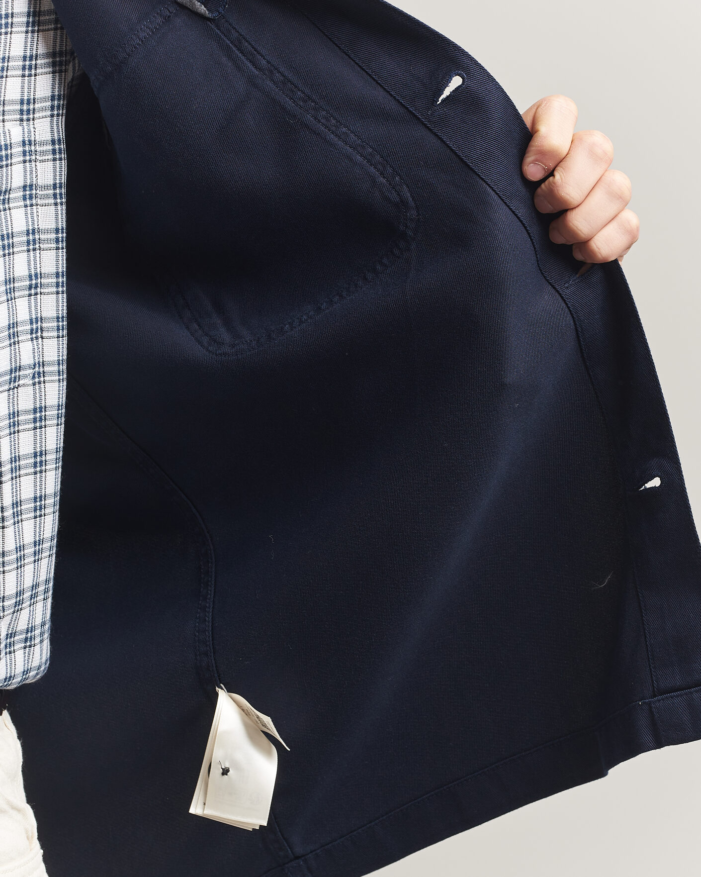 Herren | Hemden | Gant | Regular Fit Lyocell Overshirt Evening Blue