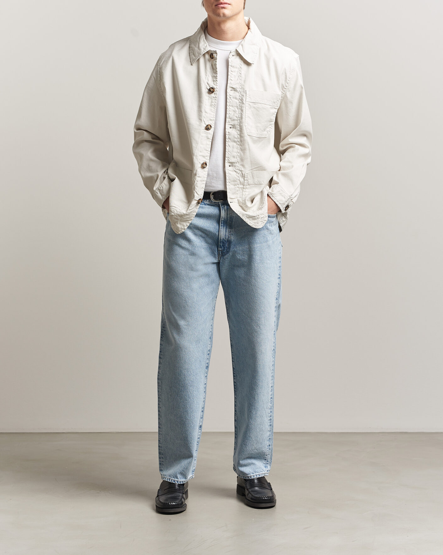 Herren | Hemden | Gant | Regular Fit Cotton/Linen Overshirt Sand